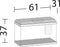 Juwel Primo Aquarium - 61 x 31 x 37 cm - 60 L - Zwart