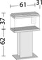 Juwel Primo Aquarium - 61 x 31 x 37 cm - 60 L - Zwart