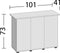 Juwel Rio Aquariumkast - Zwart - 101 x 73 x 41 cm - 180 L