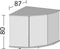 Juwel Trigon Aquariumkast - Zwart - 87 x 87 x 73 cm