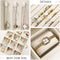 Juwelendoos - Elegante PU-Leren Buitenkant, 5 Uitschuifbare Lades - Perfect voor Ringen, Oorbellen, Kettingen & Horloges - Luxe Organisatie & Opslag