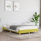 vidaXL - Bedframe - zonder - matras - 120x200 - cm - stof - groen
