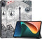 imoshion Tablet Hoes - Geschikt voor Xiaomi Pad 5 Pro, Xiaomi Pad 5 - Design Trifold Bookcase - Parijs