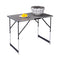 Woltu Inklapbare Tafel 60x100 cm - Verstelbaar in 4 Hoogtes (73-94 cm) - Grijs