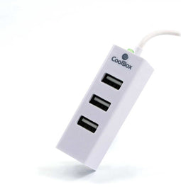 3-Port USB Hub CoolBox HUBCOO190 White