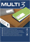 Printer Labels MULTI 3 04729 99,1 x 67,7 mm White 100 Sheets
