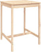 vidaXL Tuintafel 82,5x82,5x110 cm massief grenenhout