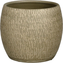 Mica Decorations Morgan Bloempot - 20x20x18 cm - Donkergroen