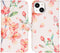 iMoshion Hoesje Geschikt voor iPhone 14 Hoesje Met Pasjeshouder - iMoshion Design Softcase Bookcase - Roze / Blossom Watercolor White