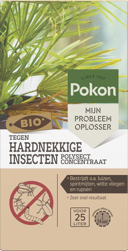 Pokon Bio Tegen Hardnekkige Insecten Concentraat - 175ml voor 25 liter - Zichtbaar effect binnen 24 uur - Bestrijdt luizen spintmijten witte vliegen rupsen
