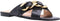 Guess Sameya Slippers - Dames - Gekruiste banden - Zwart (maat 40)