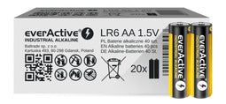 Everactive EVLR6S2IK - Alkaline AA Wegwerpbatterij 1,5 V 2700 mAh - Geel (40 stuks)