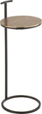 J-Line bijzettafel Toni - aluminium/ijzer - goud/zwart