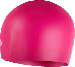 Speedo Plain Moulded Silicone Cap - Badmuts - Ergonomisch 3D design - Roze