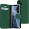 Accezz iPhone 13 - Wallet Softcase Bookcase - 3 pashouders - Groen