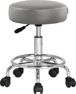 Rolkruk - Hoogte Verstelbaar 360° Draaibaar - 51-65cm Zithoogte Grijs