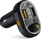 Serve Bluetooth Receiver - FM Transmitter - Plug&Play Muziek Afspelen - Carkit - 25W Snelladen - Zwart
