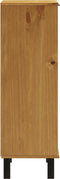 vidaXL - Schoenenkast - FLAM - 59,5x35x107 - cm - massief - grenenhout