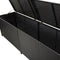 vidaXL - Tuinbox - 200x50x60 - cm - poly - rattan - zwart