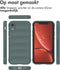 imoshion Hoesje Geschikt voor iPhone Xr Hoesje Siliconen - imoshion EasyGrip Backcover - Donkergroen