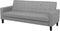VEHKOO - Slaapbank 3-zits - Lichtgrijs - Polyester