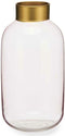 Vaas Roze Gouden Glas 14,5 x 29,5 x 14,5 cm (6 Stuks)