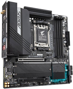 Gigabyte B650M AORUS ELITE AX - Micro-ATX Moederbord - AM5 Socket - 4x DDR5 - 256GB Max Geheugen - Wi-Fi 6E (802.11ax) - 2.5Gbps Ethernet