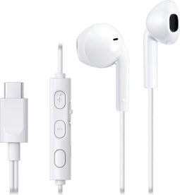JVC HA-FR17UC - In-Ear USB-C Stereo Headset + Remote - Wit