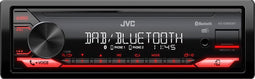 JVC KD-X282DBT Autoradio - Rood - inclusief DAB antenne