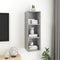 vidaXL - Tv-wandmeubel - 37x37x107 - cm - bewerkt - hout - betongrijs