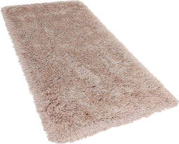 CIDE - Shaggy vloerkleed - Beige - 80 x 150 cm - Polyester