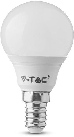V-TAC VT-236 LED-lamp - Samsung - Golf - E14 Houder - IP20 - Wit - 5.5W - 470 Lumen - 3000K