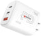 Skross SKCH001065WPDEUCN - Oplader - 65W - 2x USB type-C - Wit