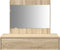 vidaXL - Wandkast - Make-up - Tafel - van - Sonoma - Eiken - 83x40x70 - cm