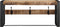 vidaXL - Kapstok - 80x35x35 - cm - massief - ruw - mangohout