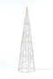 Anna Collection LED kegel kerstboom lamp - goud - metaal- H60