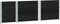 vidaXL - Plantenbak - 150x50 - cm - massief - grenenhout - zwart