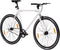 vidaXL - Fiets - met - vaste - versnelling - 700 - c - 55 - cm - wit - en - zwart