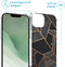 iMoshion Hoesje Geschikt voor iPhone 14 Plus Hoesje Met Koord - iMoshion Design Hoesje met Koord - Zwart / Black Graphic
