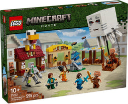 LEGO Minecraft - De Ghast-Ballon Aanval op het dorp (21273) - 555 onderdelen - 6 minifiguren