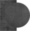 vidaXL - Vloerkleed - IZA - laagpolig - Scandinavisch - 80x150 - cm - antraciet