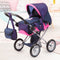 Bayer - Poppenwagen City Star - Blauw en Roze