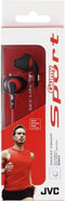 JVC HA-EN10-BR-E - In Ear hoofdtelefoon - Sport - Zwart/Rood