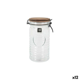 Glazen pot La Mediterránea ACACIA 1 L (12 Stuks)