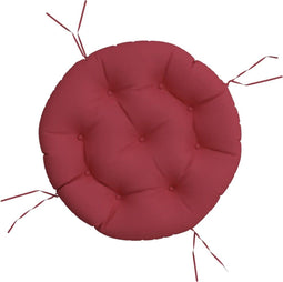 vidaXL - Zitkussen - rond - Ø - 60x11 - cm - oxford - stof - wijnrood