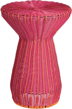 Mica Decorations Bijzettafel Tanee - 32x32x44 cm - Polyethyleen - Roze