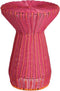 Mica Decorations Bijzettafel Tanee - 32x32x44 cm - Polyethyleen - Roze