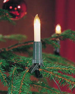 Konstsmide - Schachtkaarssnoer klein - 10 lampjes warmwit - 230V