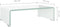 vidaXL - Tv-meubel/monitorverhoger - 40x25x11 - cm - glas - groen - groen