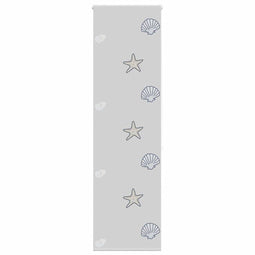 vidaXL - Doucherolgordijn - 80x240 - cm - stofbreedte - 76 - cm